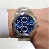 Tag Heuer Formula 1 Automatic Chronograph Blue Dial Silver Strap Watch for Men - CAZ2015.BA0876 Buy Now By Tag Heuer