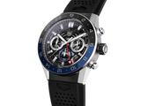 Tag Heuer Carrera Automatic Chronograph Steel & Ceramic Black Dial Black Rubber Strap Watch for Men - CBG2A1Z.FT6157 Buy Now By Tag Heuer