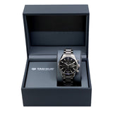 Tag Heuer Carrera Automatic Chronograph Black Dial Silver Steel Strap Watch for Men - CBK2110.BA0715