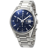 Tag Heuer Carrera Chronograph 41mm Blue Dial Silver Steel Strap Watch for Men - CBK2112.BA0715 Buy Now By Tag Heuer