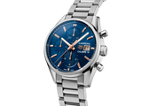 Tag Heuer Carrera Automatic Chronograph Blue Dial Silver Steel Strap Watch for Men - CBK2115.BA0715 Buy Now By Tag Heuer
