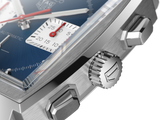 Tag Heuer Monaco Automatic Chronograph Blue Dial Silver Steel Strap Watch for Men - CBL2111.BA0644 Buy Now By Tag Heuer