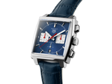 Tag Heuer Monaco Automatic Chronograph Blue Dial Blue Leather Strap Watch for Men - CBL2111.FC6453 Buy Now By Tag Heuer