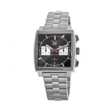 Tag Heuer Monaco Automatic Chronograph Black Dial Silver Steel Strap Watch for Men - CBL2113.BA0644 Buy Now By Tag Heuer