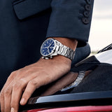 Tag Heuer Carrera Chronograph Blue Dial Silver Steel Strap Watch for Men - CBN2011.BA0642 Authentic Buy Shop Now