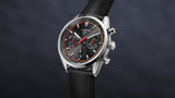 Tag Heuer Carrera Chronograph Black Dial Black Leather Strap Watch for Men - CBN201C.FC6542 Buy Now By Tag Heuer