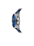Tag Heuer Carrera Chronograph Blue Dial Blue Leather Strap Watch for Men - CBN201D.FC6543 Buy Now By Tag Heuer