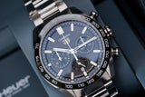 Tag Heuer Carrera Automatic Chronograph Black Dial Silver Steel Strap Watch for Men - CBN2A1B.BA0643 Buy Now By Tag Heuer