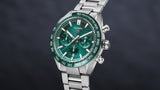 Tag Heuer Carrera Chronograph 44mm Green Dial Silver Steel Strap Watch for Men - CBN2A1N.BA0643 Buy Now By Tag Heuer