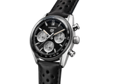 Tag Heuer Carrera Automatic Chronograph Black Dial Black Leather Strap Watch for Men - CBS2210.FC6534 Buy Now By Tag Heuer