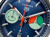 Tag Heuer Carrera Skipper Automatic Chronograph Blue Dial Blue Nylon Strap Watch for Men - CBS2213.FN6002 Buy Now By Tag Heuer