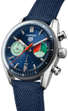 Tag Heuer Carrera Skipper Automatic Chronograph Blue Dial Blue Nylon Strap Watch for Men - CBS2213.FN6002 Buy Now By Tag Heuer