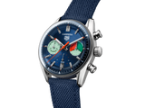 Tag Heuer Carrera Skipper Automatic Chronograph Blue Dial Blue Nylon Strap Watch for Men - CBS2213.FN6002 Buy Now By Tag Heuer