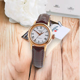 Tissot T Classic Carson White Dial Brown Leather Strap Watch For Women - T085.207.36.013.00 Buy Now By Tissot