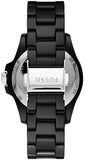 Fossil FB-01 Three-Hand Black Dial Black Ceramic Strap Watch for Women - CE1108 Buy Now By Fossil