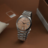 Citizen x Pantone Automatic Warm Sand Dial Silver Steel Strap Watch For Men - NJ0158-89Y Buy Now By Citizen