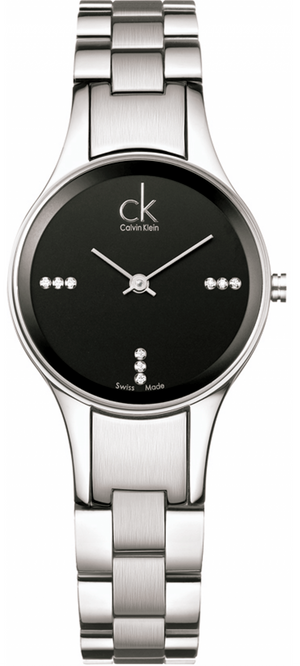 Calvin Klein Simplicity Diamonds Black Dial Silver Steel Strap Watch for Women - K4323102 Buy Now By Calvin Klein