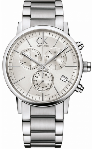 Calvin Klein Post Minimal White Dial Silver Steel Strap Watch for Men - K7627126 Buy Now By Calvin Klein