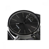 Calvin Klein Post Minimal Black Dial Black Leather Strap Watch for Men - K7621401 Buy Now By Calvin Klein