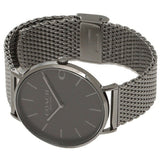 Coach Charles Black Dial Grey Mesh Bracelet Watch for Men - 14602145 Buy Now By Coach