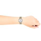 Coach Perry Silver Dial Gold Mesh Bracelet Watch for Women - 14503385 Buy Now By Coach