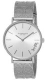 Coach Perry Silver Dial Silver Mesh Bracelet Watch for Women - 14503341 Buy Now By Coach