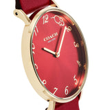 Coach Perry Red Dial Red Leather Strap Watch for Women - 14503486 Buy Now By Coach