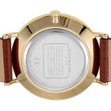 Coach Perry Gold Dial Brown Leather Strap Watch for Women - 14503331 Buy Now By Coach