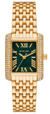 Michael Kors Emery Pave Analog Green Dial Gold Steel Strap Watch for Women - MK4742 Buy Now By Michael Kors