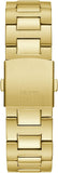 Guess Equity Multifunction Black Dial Gold Steel Strap Watch For Men - GW0703G5 Buy Now By Guess