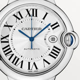 Cartier Ballon Bleu De Cartier Silver Dial Silver Steel Strap Watch for Men - WSBB0049 Buy Now By Cartier