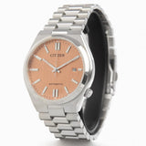 Citizen Tsuyosa Automatic Salmon Orange Dial Silver Steel Strap Watch For Men - NJ0159-86Z Buy Now By Citizen