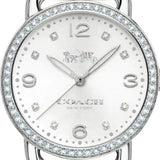 Coach Delancey White Dial Silver Steel Strap Watch for Women - 14502353 Buy Now By Coach