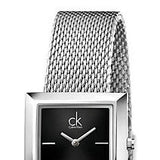 Calvin Klein Mark Black Dial Silver Mesh Bracelet Watch for Women - K3R23121 Buy Now By Calvin Klein