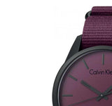 Calvin Klein Tone Maroon Dial Maroon NATO Strap Watch for Men - K7K514UP Buy Now By Calvin Klein