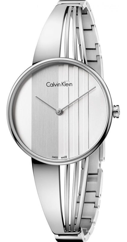 Calvin Klein Drift Silver Dial Silver Steel Strap Watch for Women - K6S2N116 Buy Now By Calvin Klein
