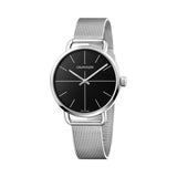 Calvin Klein Even Black Dial Silver Mesh Bracelet Watch for Women - K7B23121 Buy Now By Calvin Klein