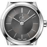 Calvin Klein Minimal Grey Dial Silver Mesh Bracelet Watch for Women - K3M23124 Buy Now By Calvin Klein