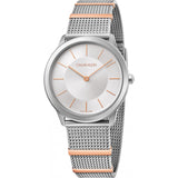 Calvin Klein Minimal Silver Dial Silver Mesh Strap Watch For Men - K3M521Y6 Buy Now By Calvin Klein