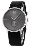 Calvin Klein Accent Black Dial Black Leather Strap Watch for Men - K2Y211C3 Buy Now By Calvin Klein
