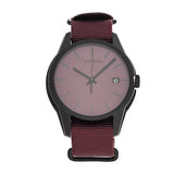 Calvin Klein Tone Maroon Dial Maroon NATO Strap Watch for Men - K7K514UP Buy Now By Calvin Klein