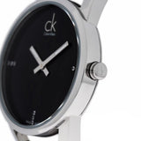 Calvin Klein Stately Black Dial Silver Steel Strap Watch for Women - K3G2312S Buy Now By Calvin Klein