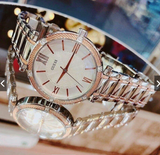 Guess Park Ave Silver Dial Two Tone Steel Strap Watch for Women - W0636L1 Buy Now By Guess