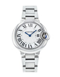 Cartier Ballen Bleu De Cartier Silver Dial Silver Steel Strap Watch for Women - W6920084 Buy Now By Cartier