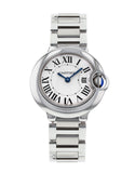 Cartier Ballon Bleu De Cartier White Dial Silver Steel Strap Watch for Women - W69010Z4 Buy Now By Cartier