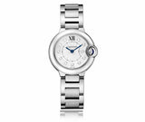 Cartier Ballon Bleu de Cartier Diamonds Silver Dial Silver Steel Strap Watch for Women - WE902073 Buy Now By Cartier