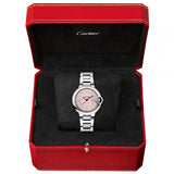 Cartier Ballon Bleu de Cartier Pink Dial Silver Steel Strap Watch for Women - WSBB0046 Buy Now By Cartier