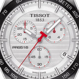 Tissot T Sport PRS 516 Chronograph White Dial Silver Steel Strap Watch For Men - T100.417.11.031.00 Buy Now By Tissot