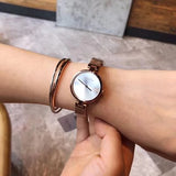 Calvin Klein Authentic Mother of Pearl Dial Rose Gold Mesh Bracelet Watch for Women - K8G2362G Buy Now By Calvin Klein