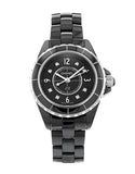 Chanel J12 Diamonds Black Dial Black Steel Strap Watch for Women - J12 H2569 Buy Now By Chanel